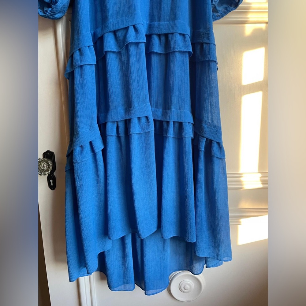 Kobi Halperin Vibrant Blue High-Low Dress - Picture 5 of 6
